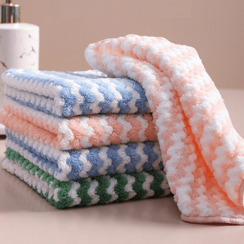 Skanto | mikrofiber rengjøringskluter laget av koralfleece for stripefri renhet