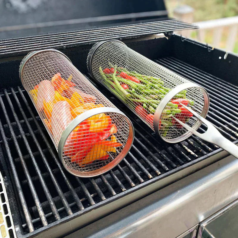 Skanto | Grillkurver for jevn grilling av grønnsaker og kjøtt uten å feste