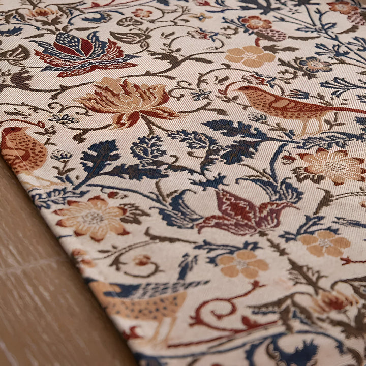 Skanto | Vintage Floral & Bird Jacquard Bordduk