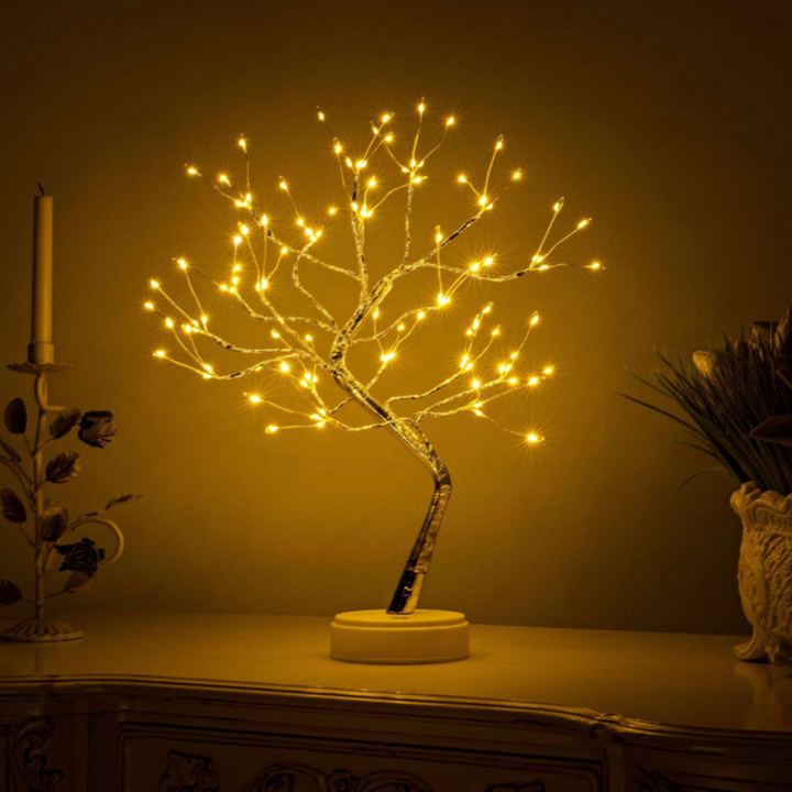 Glitrende Fe Tre Lampe Skanto