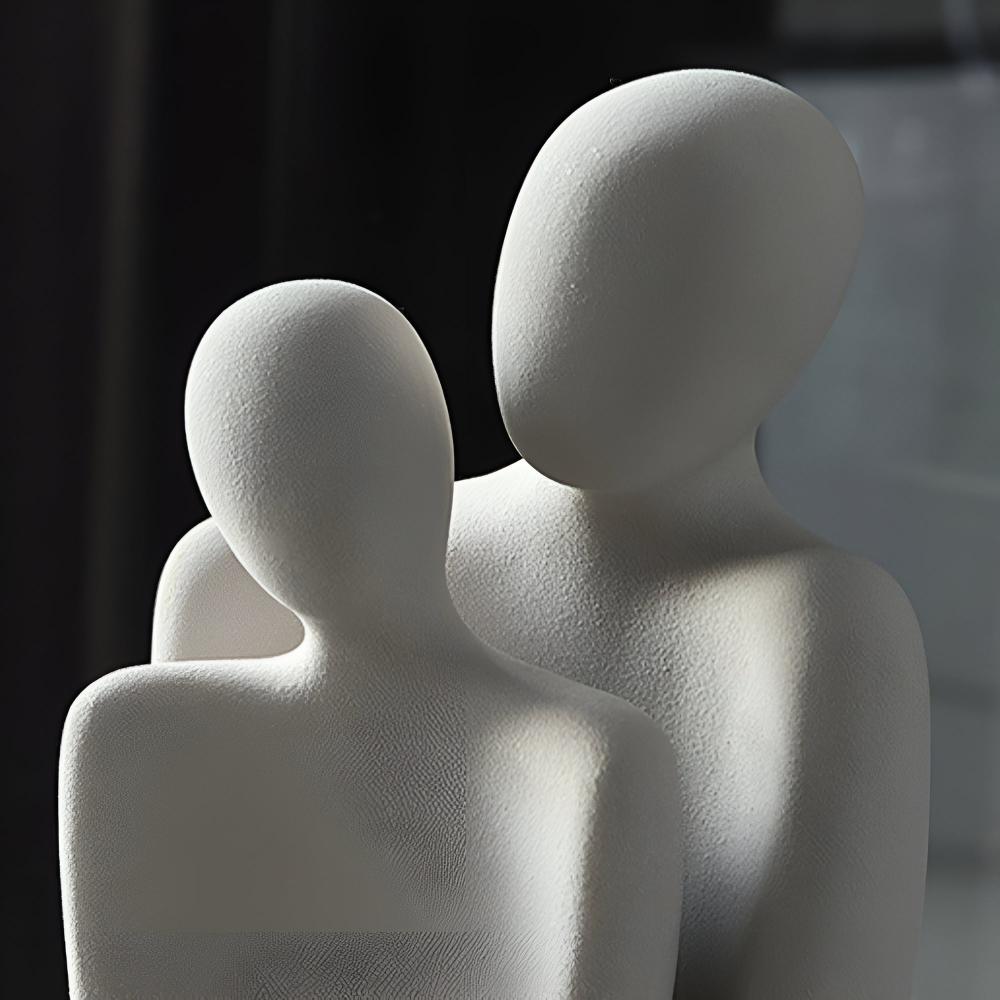 Couple Ceramic Love Figurine | Skanto