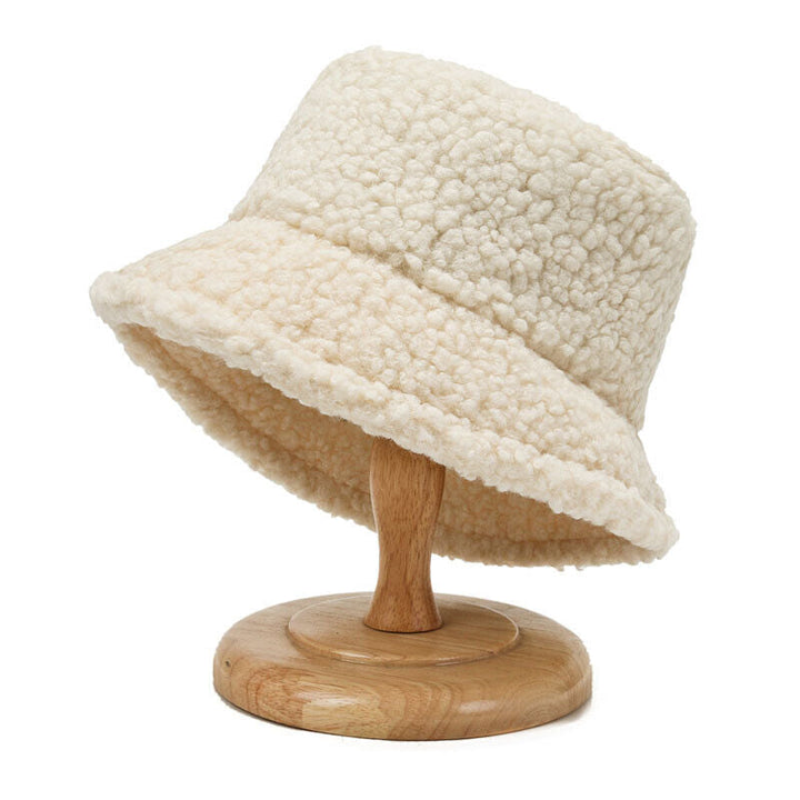 CozySheep Hatt - Varm Teddy Bucket for Vinterdager Skanto