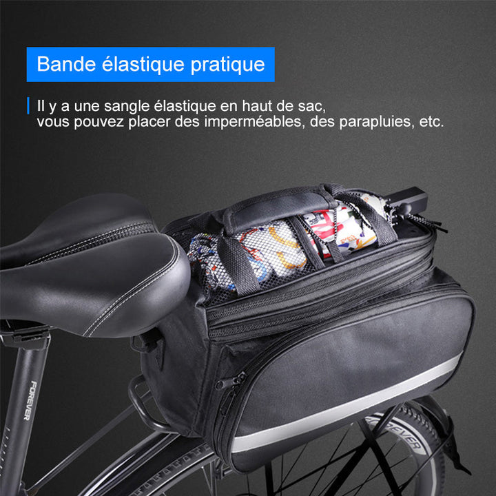 Foldbar oppbevaringspose for sykkel baksete | Skanto