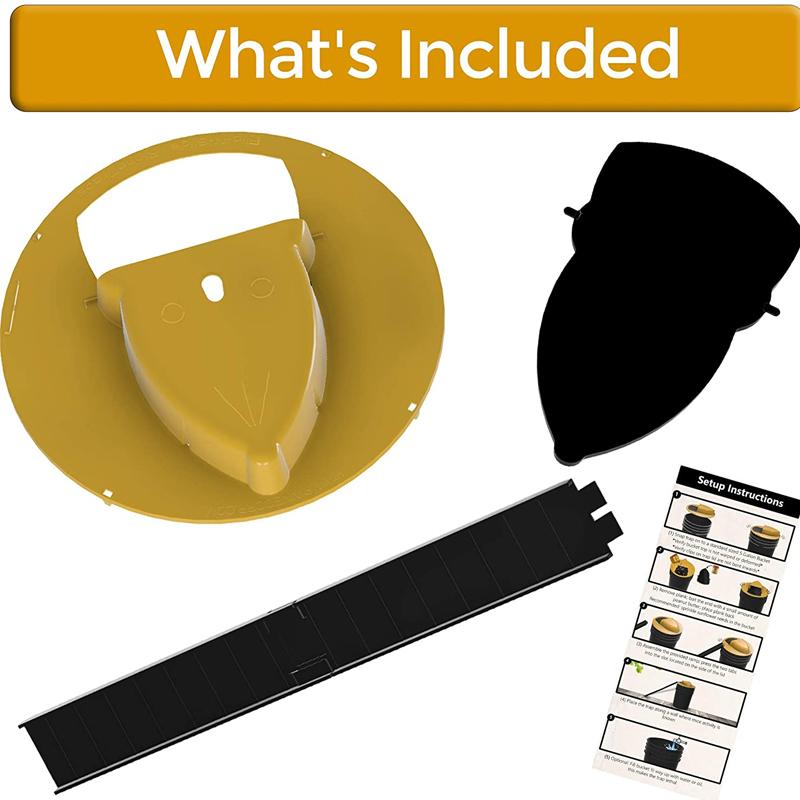 Auto Reset Flip N Slide Bucket Lokket/Rottfelle | Skanto