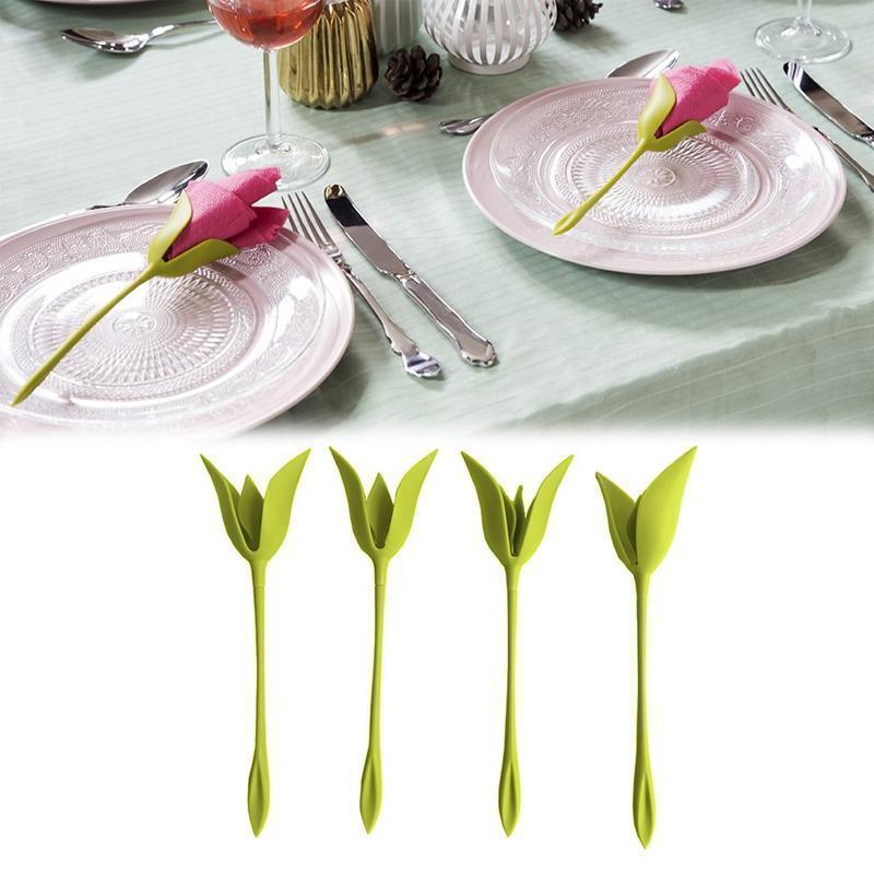 Skanto | Bloom Serviett Holder for Bord (4 Deler)