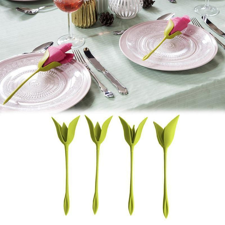 Skanto | Bloom Serviett Holder for Bord (4 Deler)