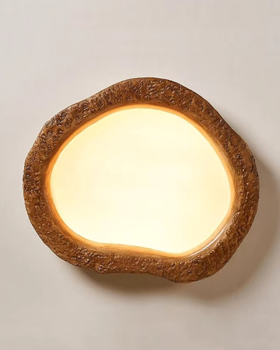 Skanto | Minimalistisk Trelampe i Japandi Stil med Lysende Effekt