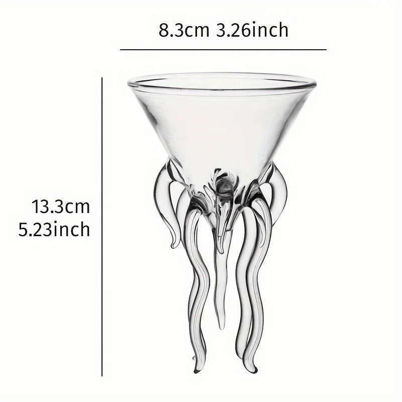 Unik, blekksprut-inspirert cocktailglass Skanto