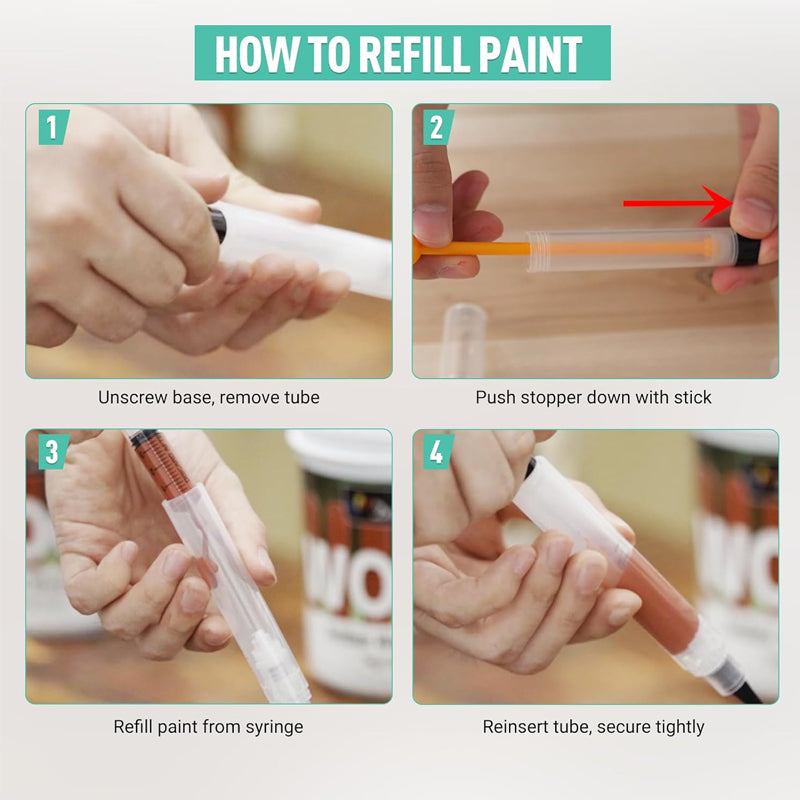 Skanto | Multifunksjonell refillable touch-up farge penn pensel