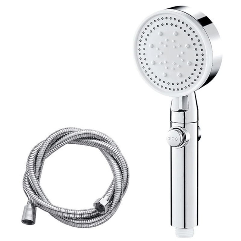 Flow Control Dusjhode med 5 Innstillinger og Trykknapp | Skanto