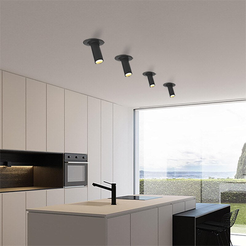 Skanto | Lang Sylinder - Led - Spotlight - Taklampe