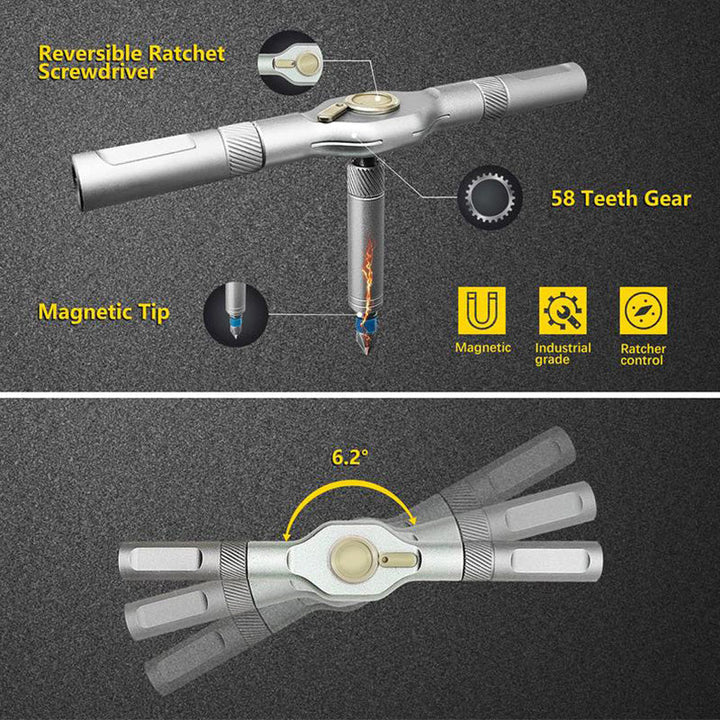 Ratschen 24-i-1 skrutrekker-sett | Skanto