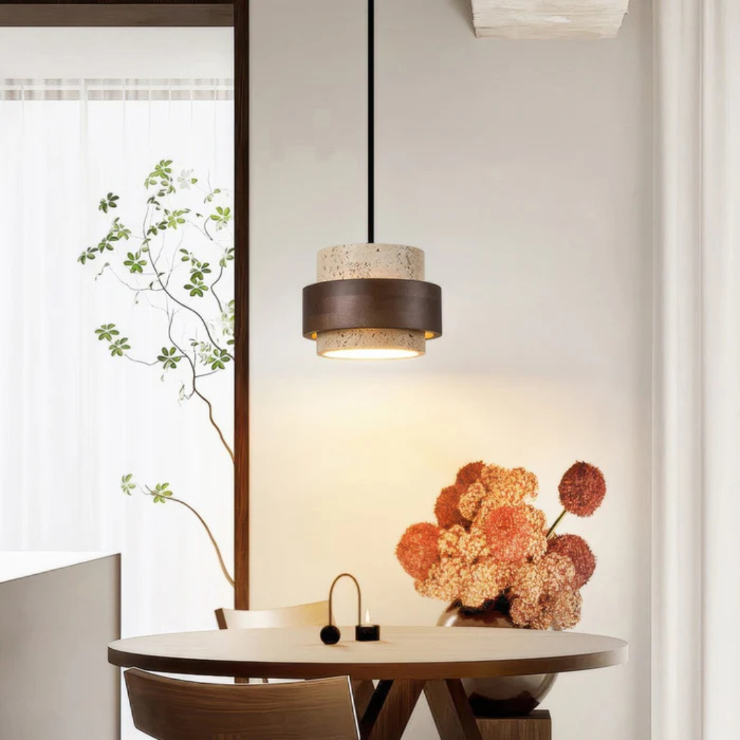 Skanto | Elegant Wabi Sabi Stil Henge Lampe for Moderne Interiører