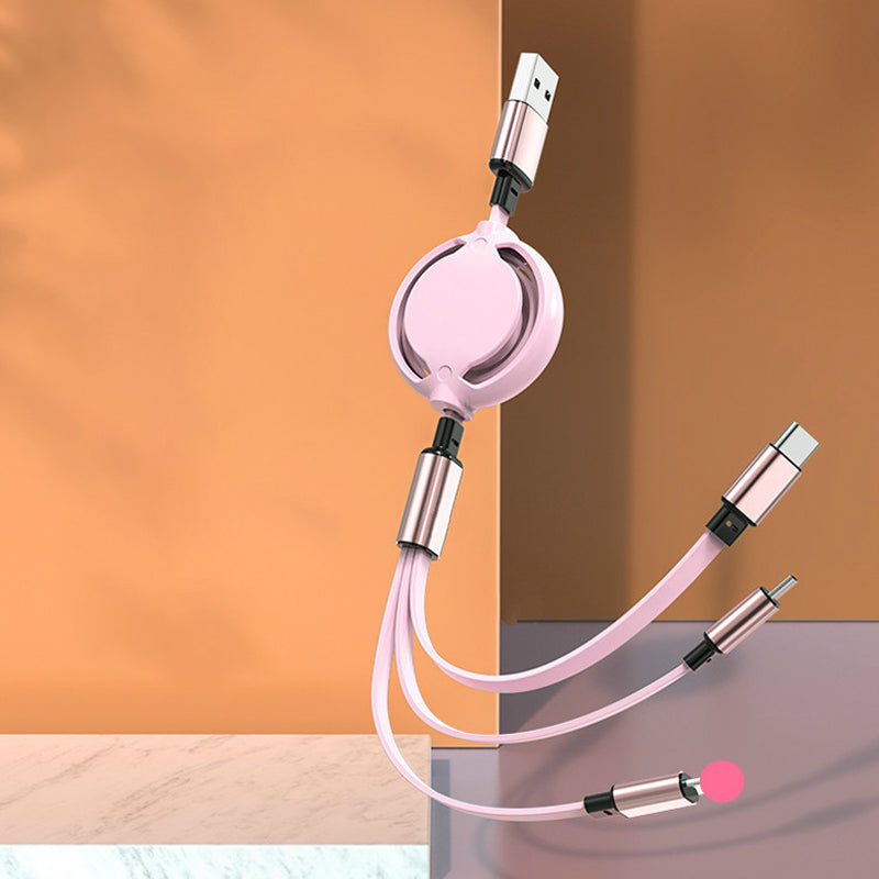 Skanto | 3 i 1 Mobil Lading Kabel Passer for iPhone
