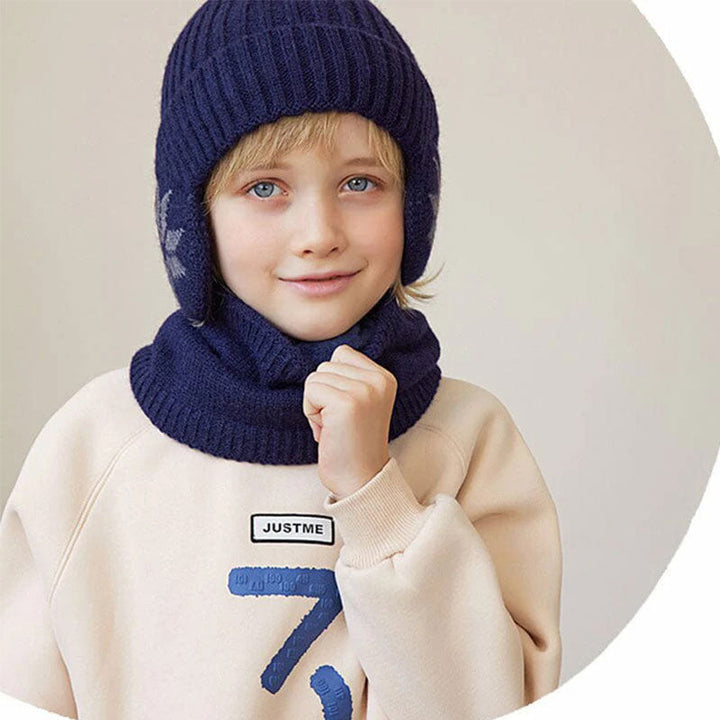 Skanto | Vinter Beanie Hue Skjerf Sett Varm Strikket Hue