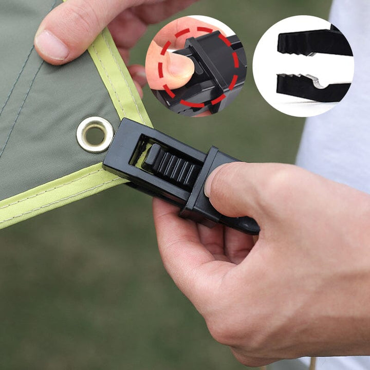 Justerbar Heavy Duty Lock Grip for Tarp & Shade Cloth | Skanto