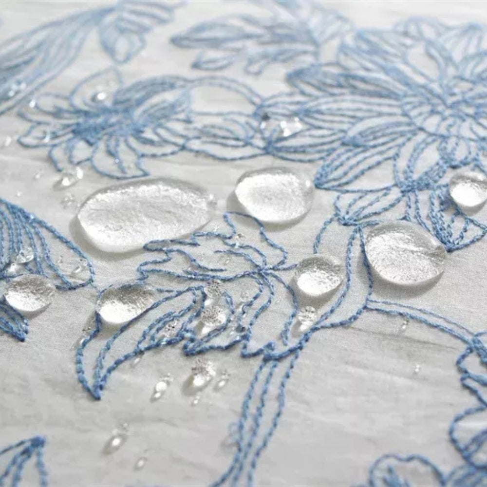 Tischdecke "Defina Blue Floral Lace"