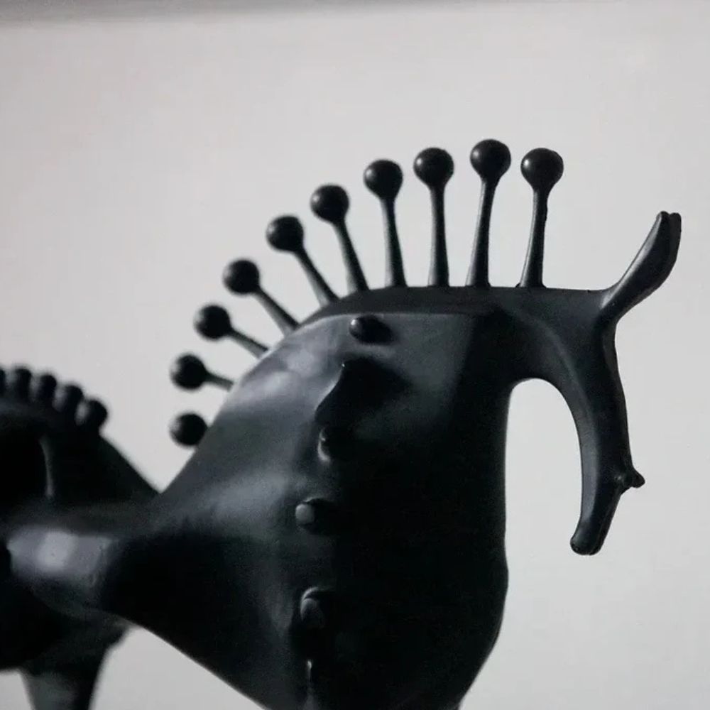 Skanto | Black Stallion Metall Skulptur