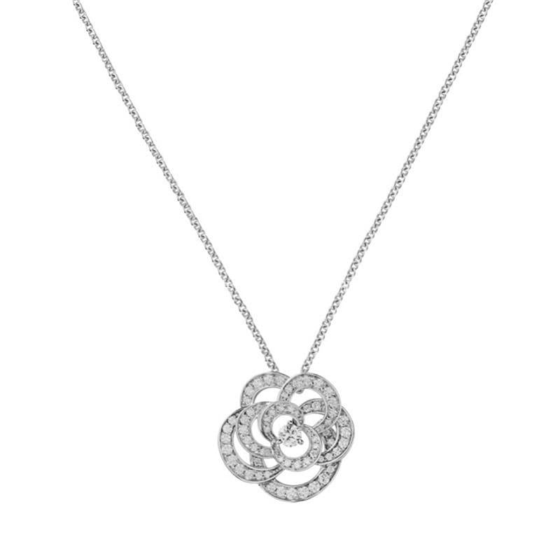 Skanto | Rose Rhinestone Armbånd og Halskjede