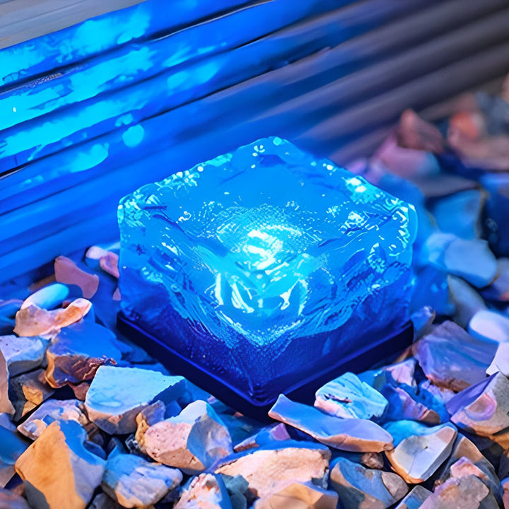 Square Creative Ice Skantoock LED Vanntett Smart Solar Utendørs Belysning | Skanto