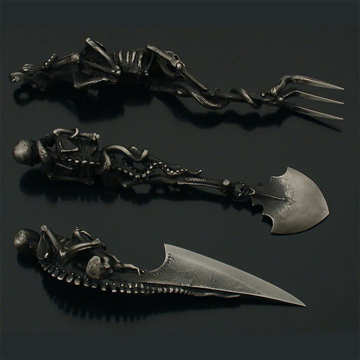 Halloween gave Skeletal Cutlery Sets | Skanto