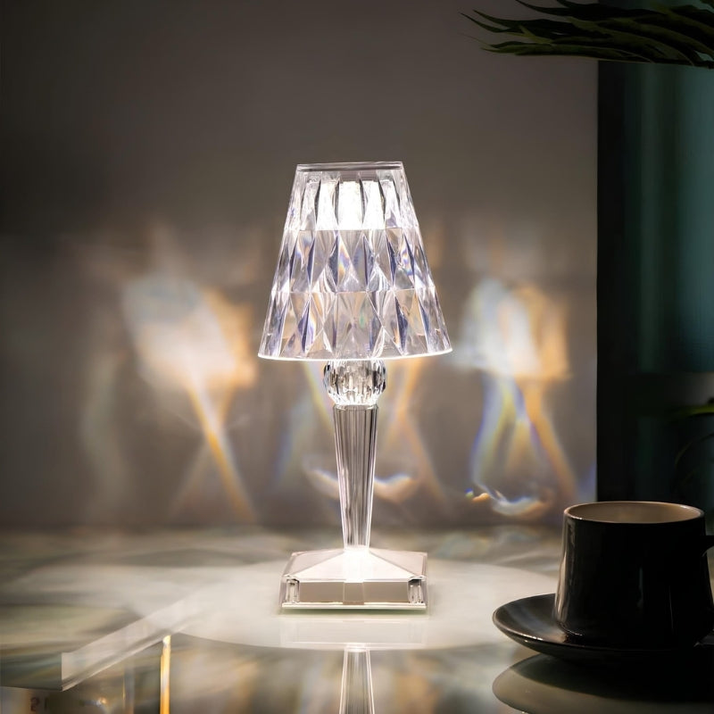 Krystallampe med berøringskontroll - LumeCrystal | Skanto