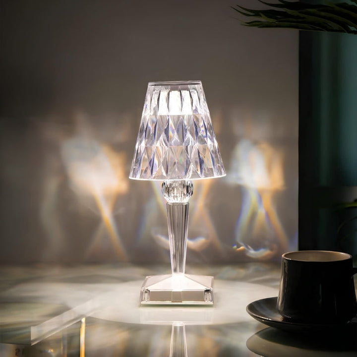 Krystallampe med berøringskontroll - LumeCrystal | Skanto