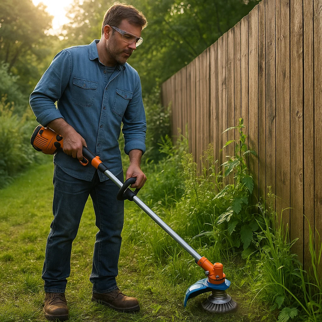 Skanto | Gressklipping Turbo Hode – Universell 6-Blad Ugressbørste for Trimere