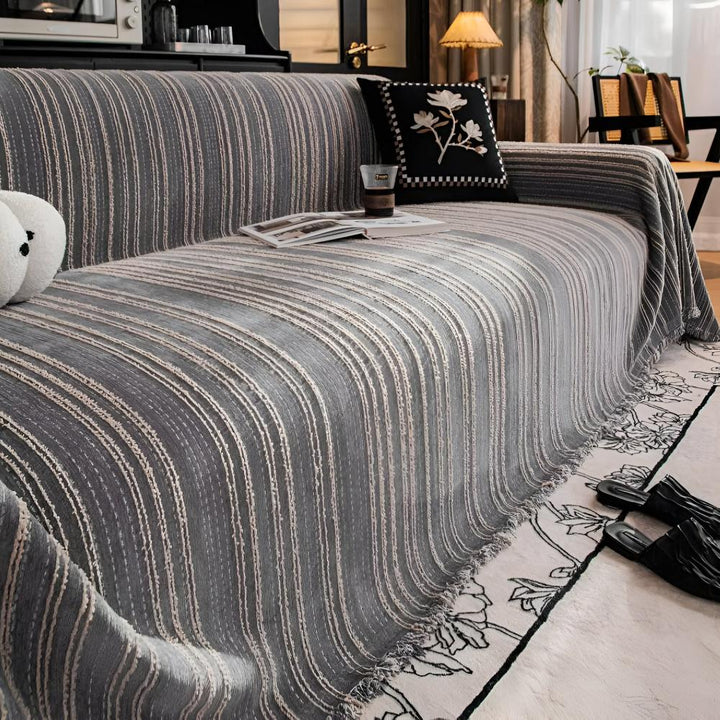 Skanto | Regal Stripes Chenille Sofa Cover