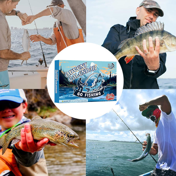 Skanto | 24 Dager Jule Nedtelling Fiskestang Sett