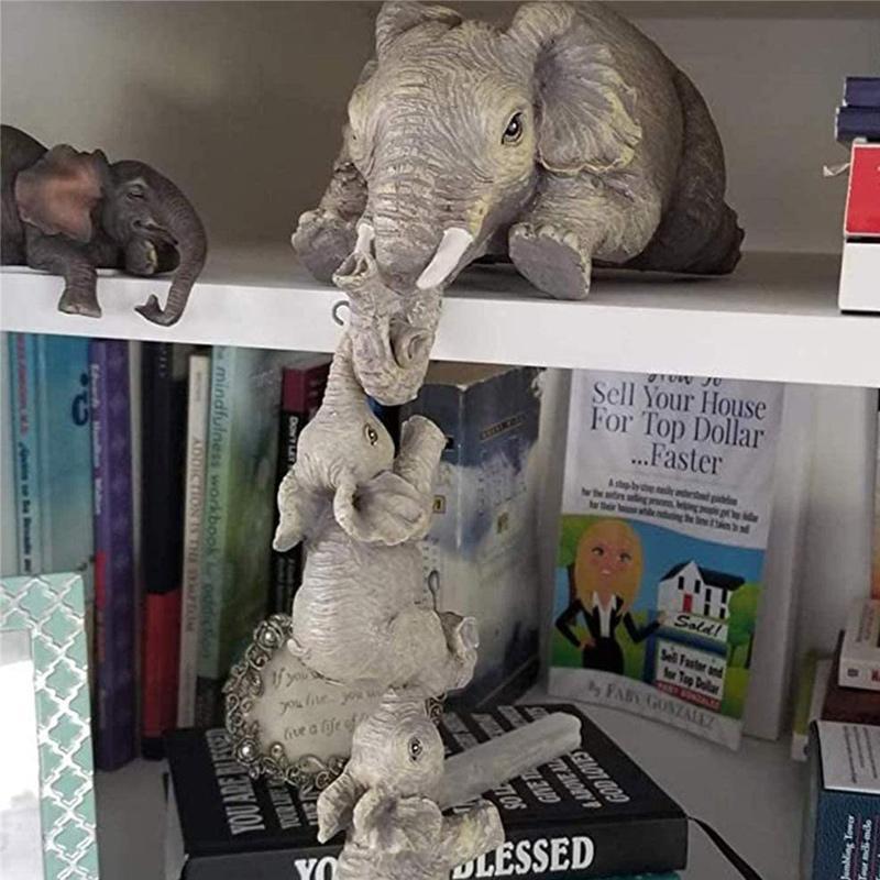 Skanto | Elefant sitter håndmalte figurer