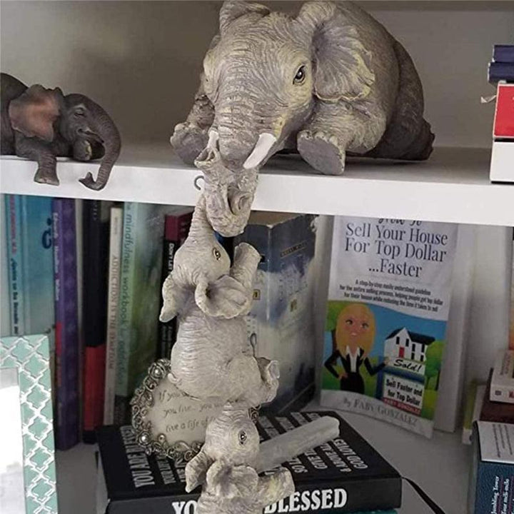 Skanto | Elefant sitter håndmalte figurer