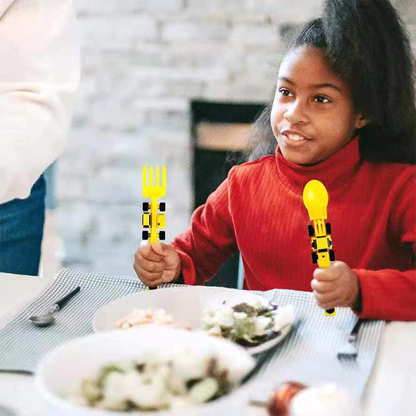 Skanto | Bulldozer Barnas Bestikk Sett - Constructofork