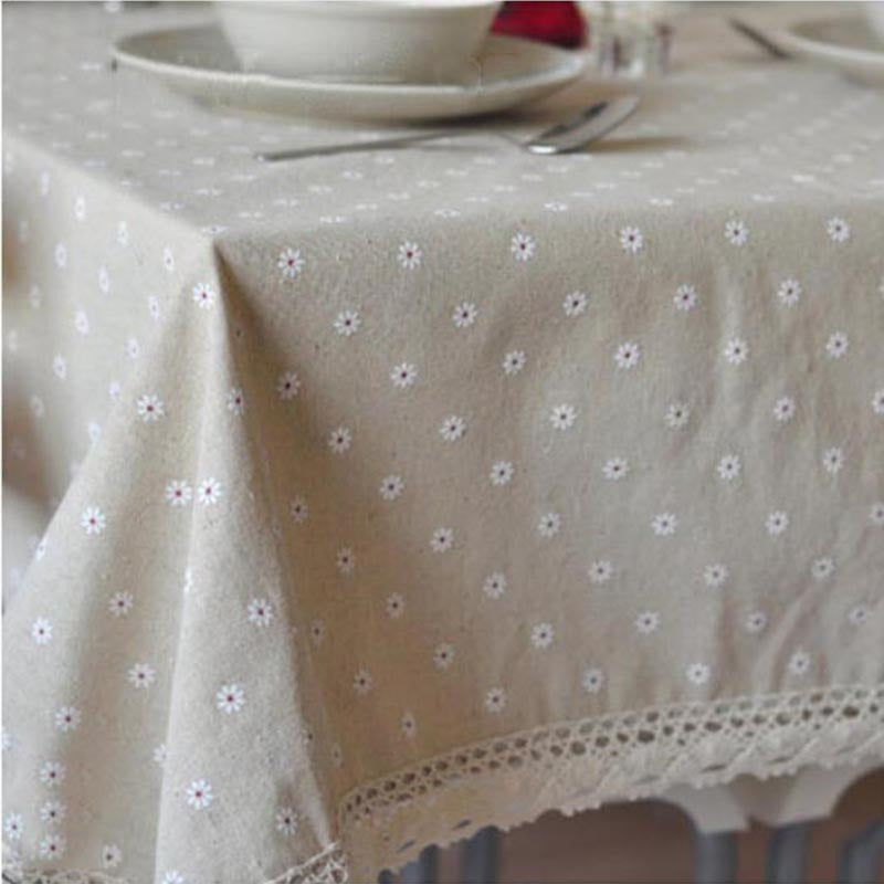 Skanto | Daisy Print Bomull Lin Tablett