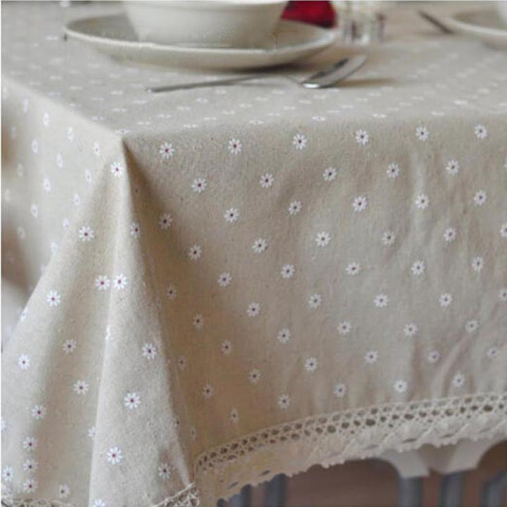 Skanto | Daisy Print Bomull Lin Tablett