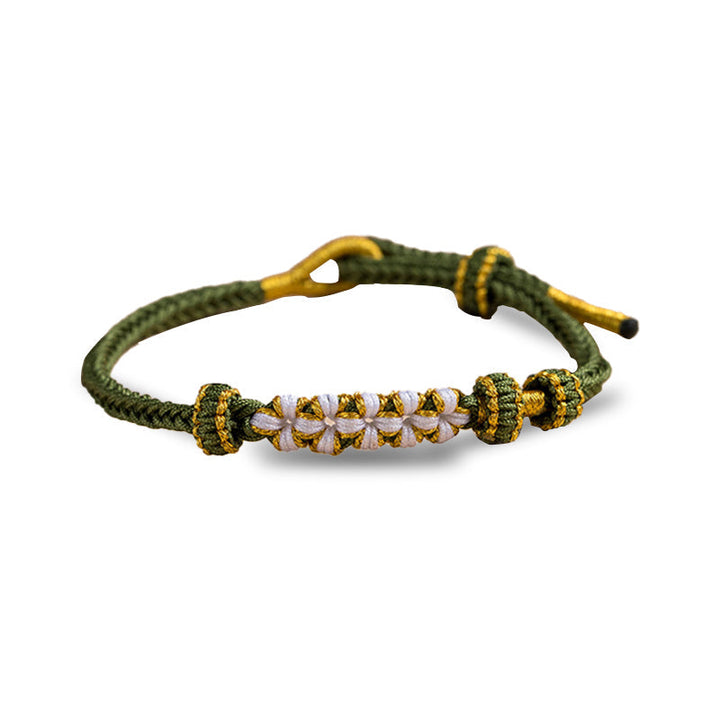 Skanto | Bestemor og Barnebarn Blomst Knyte Armbånd