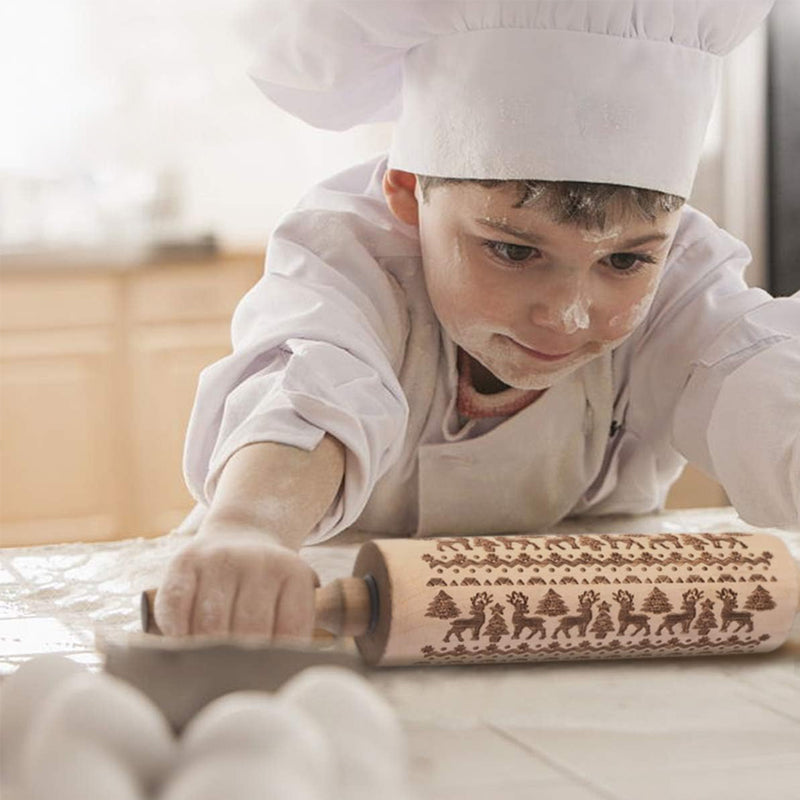 Jule Tre Embosser Kjevler for Høytidsbaking | Skanto