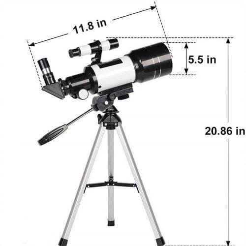 Skanto | Profesjonelt astronomisk teleskop med 150x zoom – Perfekt for måneskue