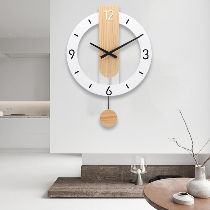 Skanto | Elegant Stor Veggklokke