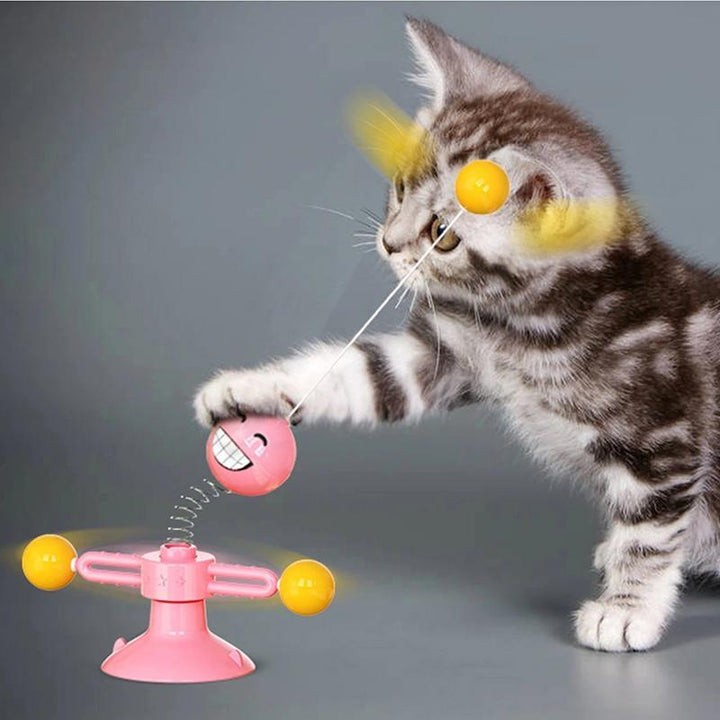 Multifunksjonelt spinning leketøy for katter | Skanto