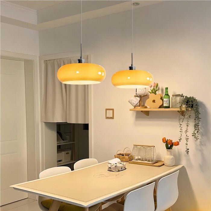 Skanto | Bauhaus Stil Glass Pendel Lamp Nordisk Retro