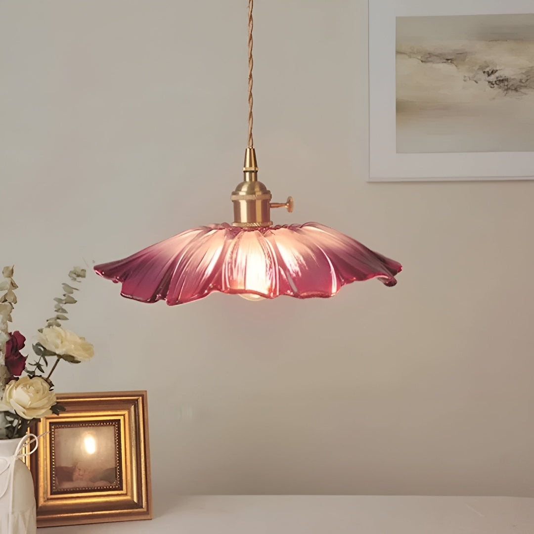Blomsterpendellampe – Varmt lys og stilig design | For hjemmet ditt