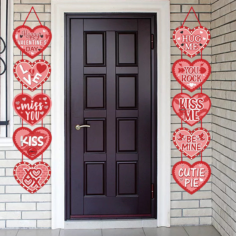 Glad Valentinsdag Festdekorasjonsbanner | Skanto