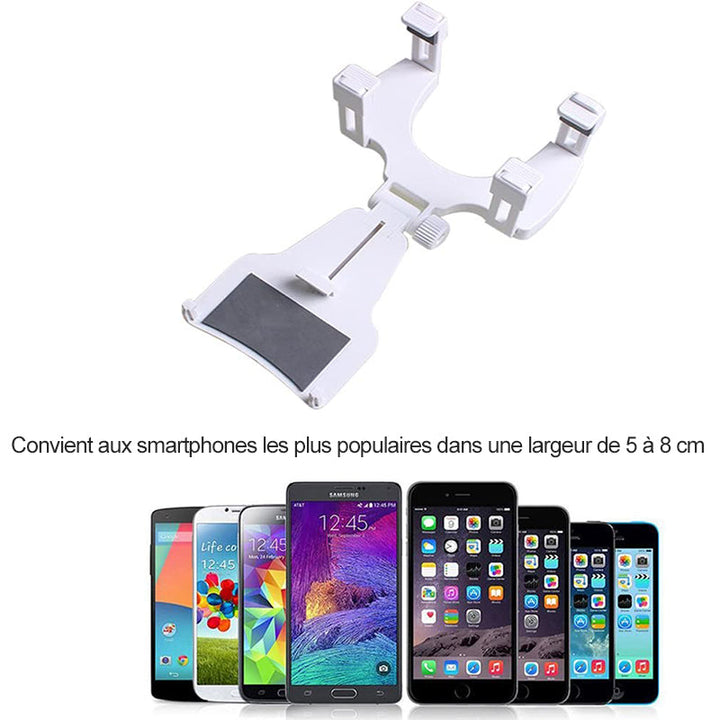 Telefonholder for bakspeilet i bilen | Skanto