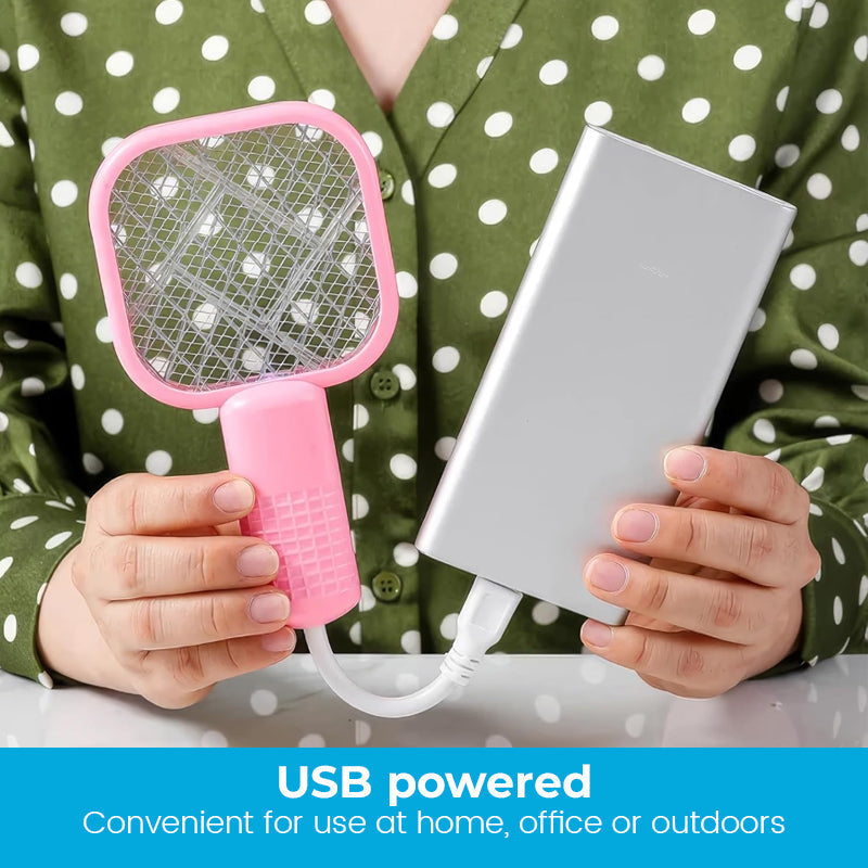 USB Myggrepellent med LED og sikkerhetsnett – 2-i-1-design | Skanto