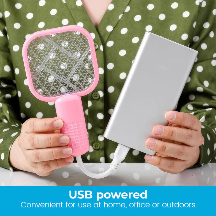 USB Myggrepellent med LED og sikkerhetsnett – 2-i-1-design | Skanto
