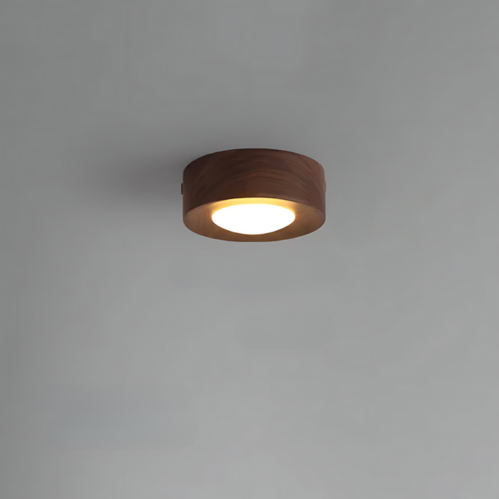 Skanto | | Valnøtt taklampe med LED spotlights