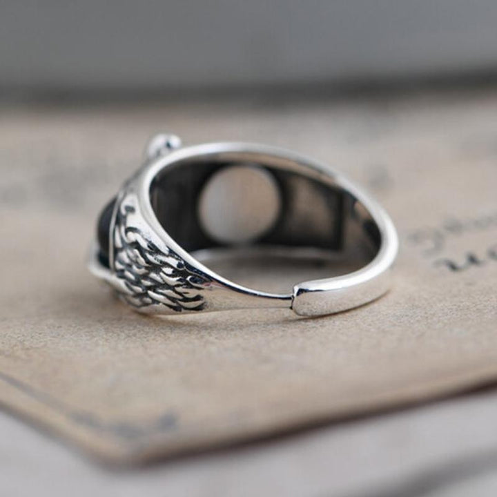Ugle Ring Dæmon Øye Justerbar | Skanto