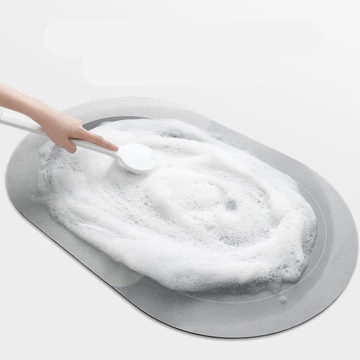 Skanto | Absorberende Mikrofiber Bade matte | Hurtigtørkende Myk Badegulvmatte for Dusj & Bad Bruk