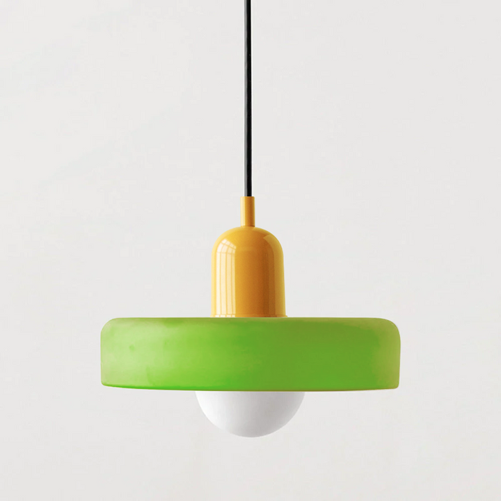 Fargerik Bauhaus-Stil Pendellampe - StiloGlas | Skanto